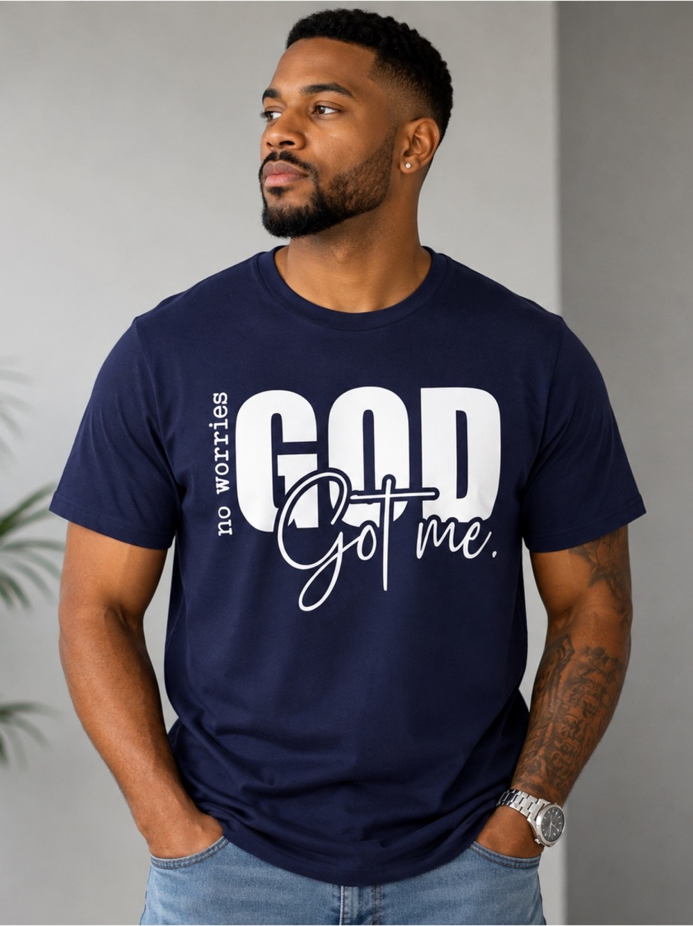 No Worries God Got Me Unisex Tee